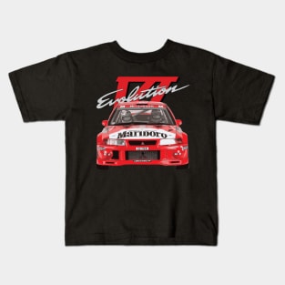 wrc EVO 6 champion Tommi Mäkinen Car evolution TME VI version Kids T-Shirt